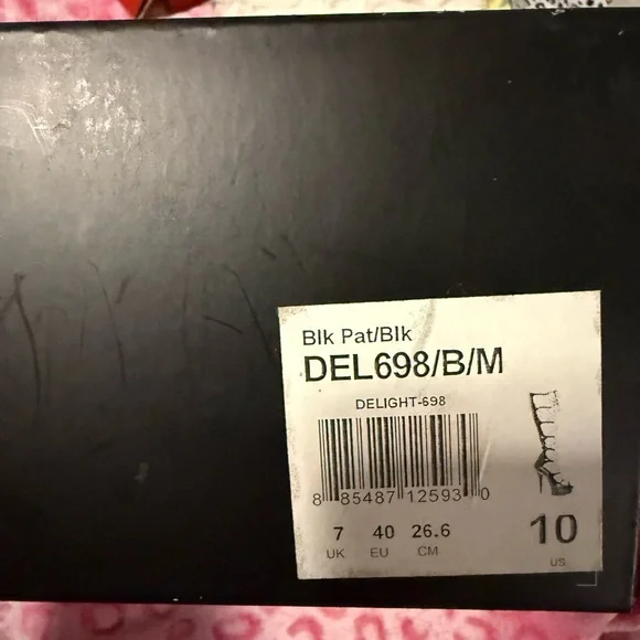 Black Strappy Gladiator Sandals - Picture 11 of 11